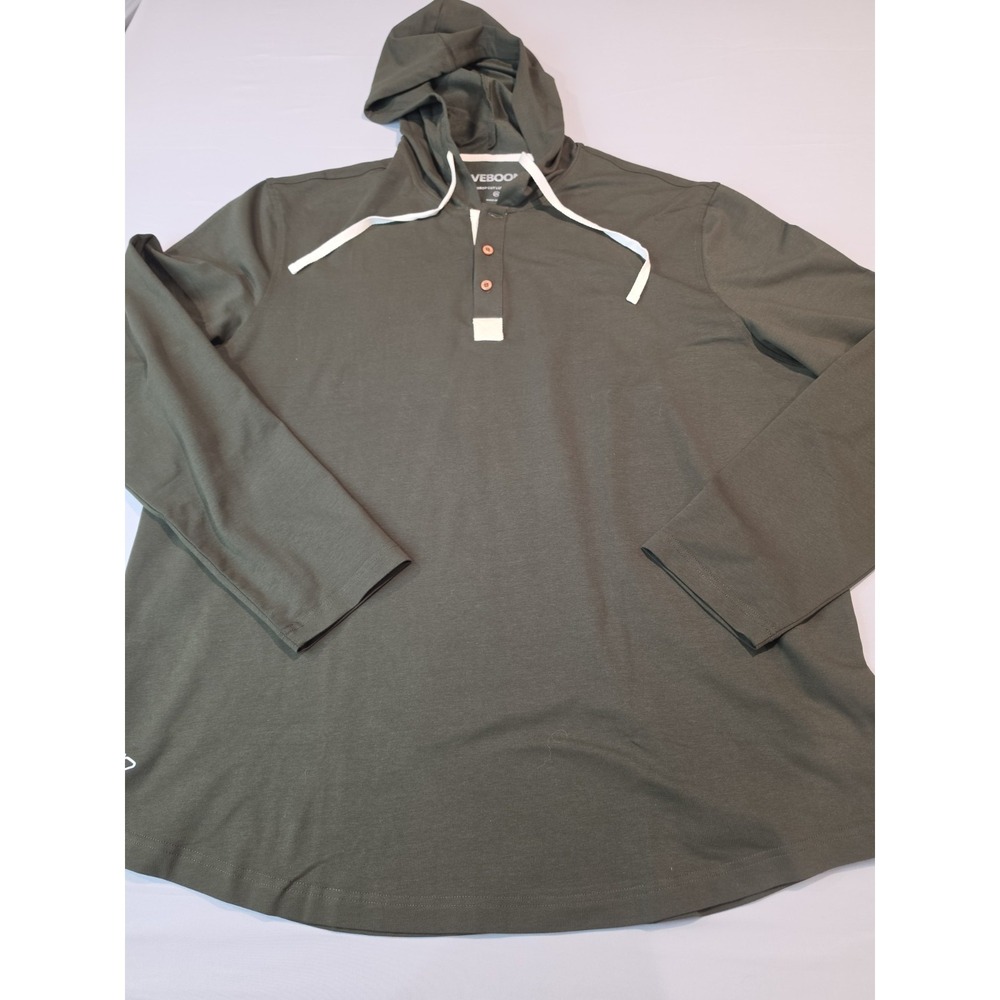 Veboon Drop Cut Lux Hoody Long Sleeve Mens Size 2XL